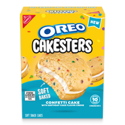 Cakesters Confetti Cake Soft Snack Cakes, Snack Packs M6