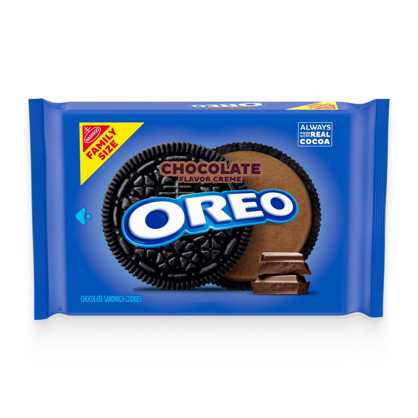 Chocolate Creme Chocolate Sandwich Cookies, Family Size O1
