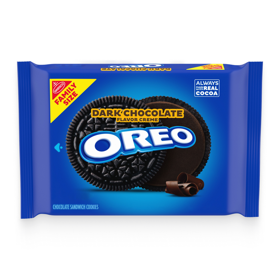 Dark Chocolate Creme Chocolate Sandwich Cookies, Family Size O6