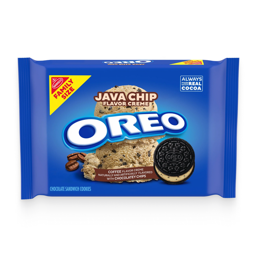 Java Chip Creme Chocolate Sandwich Cookies, Family Size N2