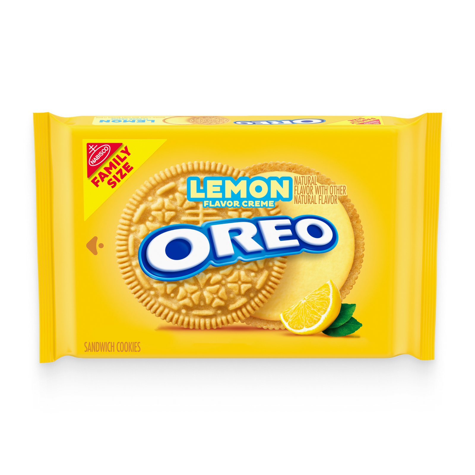 Lemon Creme Sandwich Cookies, Family Size M9