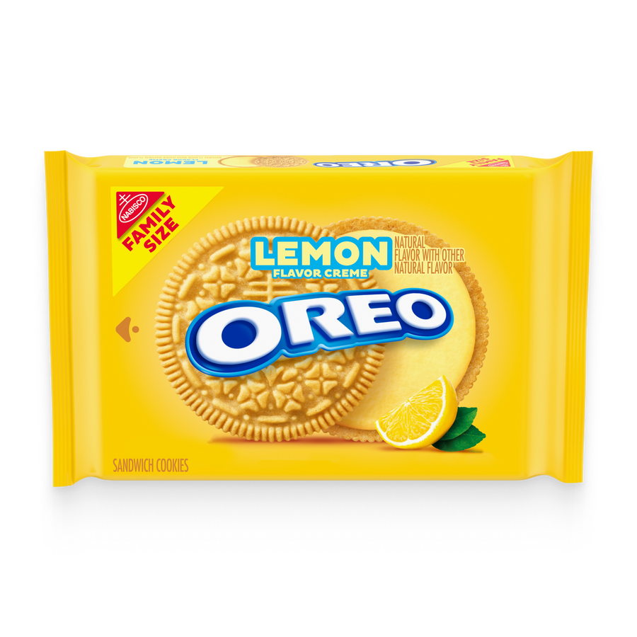 Lemon Creme Sandwich Cookies, Family Size M9
