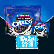 Zero Sugar Double Stuf Chocolate Sandwich Cookies, Snack Packs, 2 Pack N1