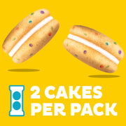 Cakesters Confetti Cake Soft Snack Cakes, Snack Packs, 2 Pack P2