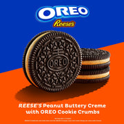 Reese's Peanut Buttery Creme Chocolate Sandwich Cookies N4