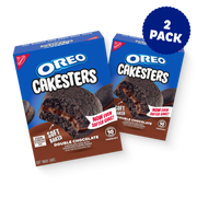 Cakesters Double Chocolate Soft Snack Cakes, Snack Packs, 2 Pack R3