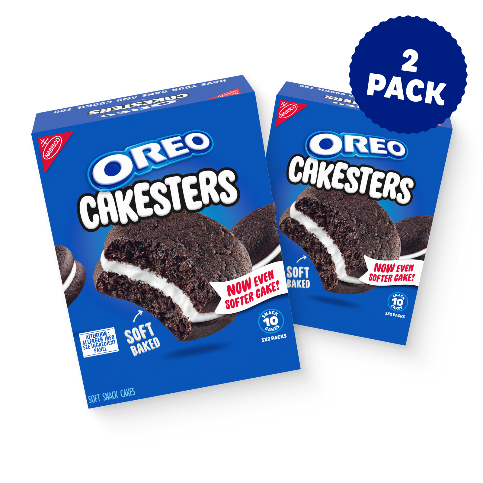 Cakesters Soft Snack Cakes, Snack Packs, 2 Pack R0