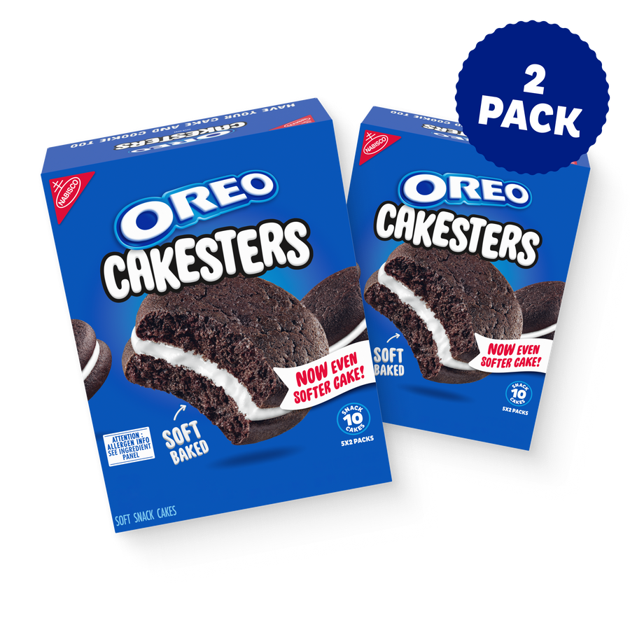 Cakesters Soft Snack Cakes, Snack Packs, 2 Pack R0