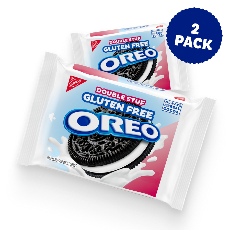 Double Stuf Gluten Free Chocolate Sandwich Cookies, 2 Pack O2