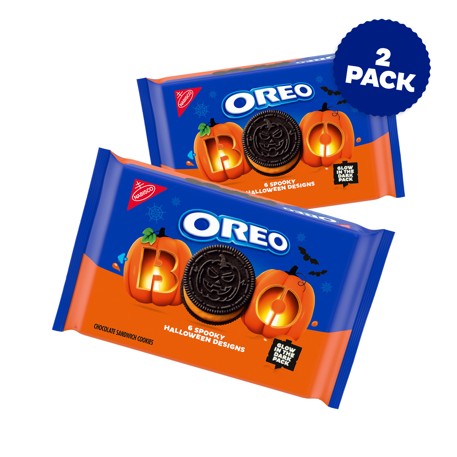 Orange Creme Halloween Cookies, Limited Edition, 2 Pack O4
