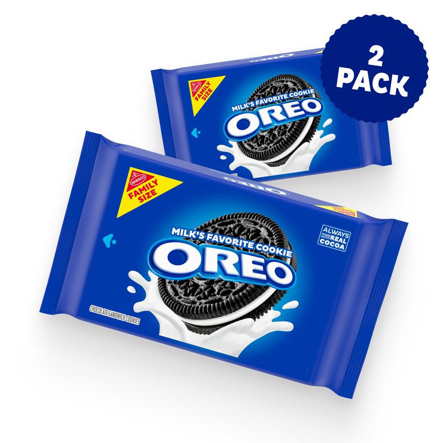 Chocolate Sandwich Cookies, Family Size, 2 Pack R7