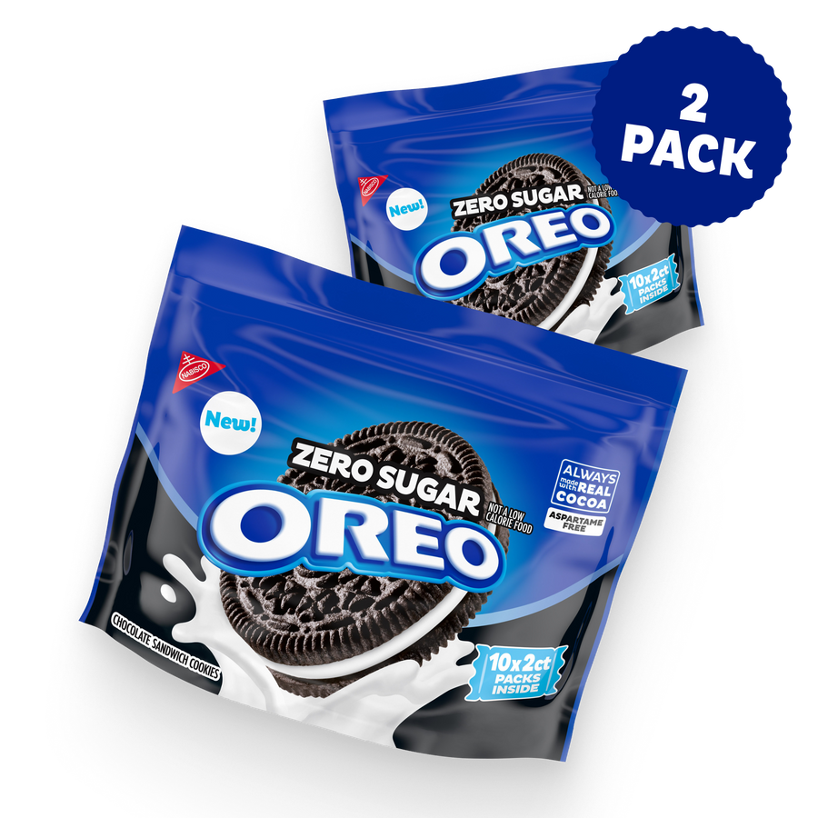 Zero Sugar Chocolate Sandwich Cookies, Snack Packs, 2 Pack Q3