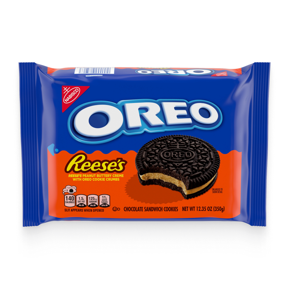 Reese's Peanut Buttery Creme Chocolate Sandwich Cookies N4