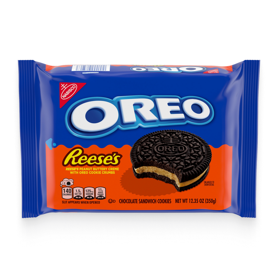 Reese's Peanut Buttery Creme Chocolate Sandwich Cookies N4