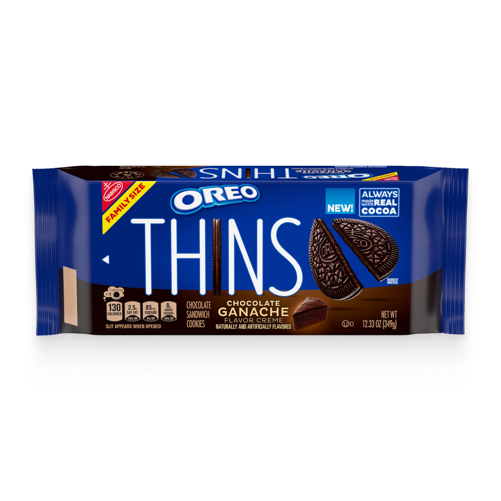 Thins Chocolate Ganache Creme Sandwich Cookies, Family Size P6