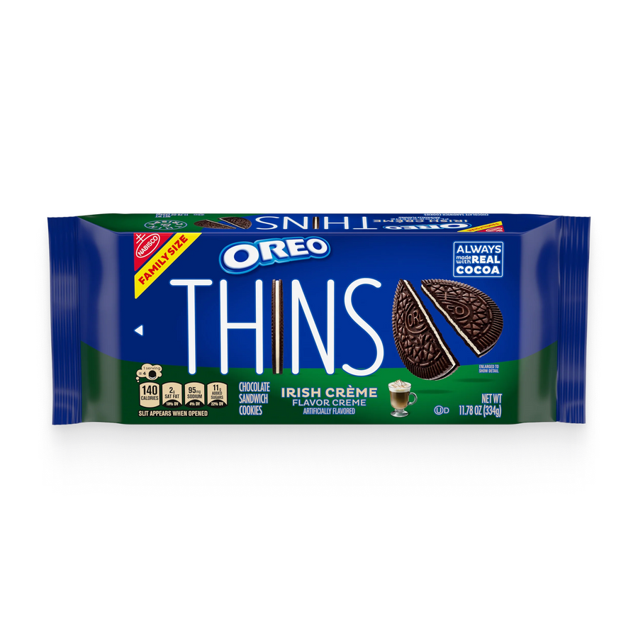 Thins Irish Crème Chocolate Sandwich Cookies, Family Size M6