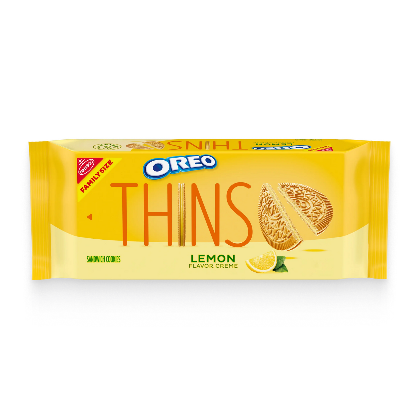 Thins Lemon Creme Sandwich Cookies, Family Size P0
