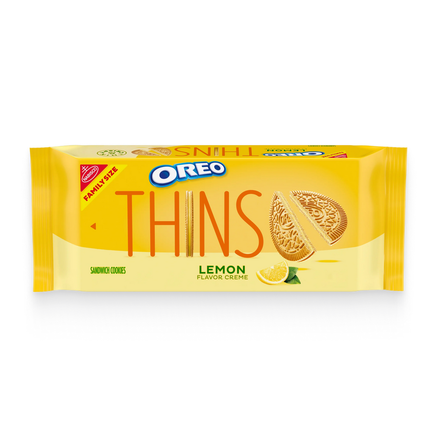 Thins Lemon Creme Sandwich Cookies, Family Size P0