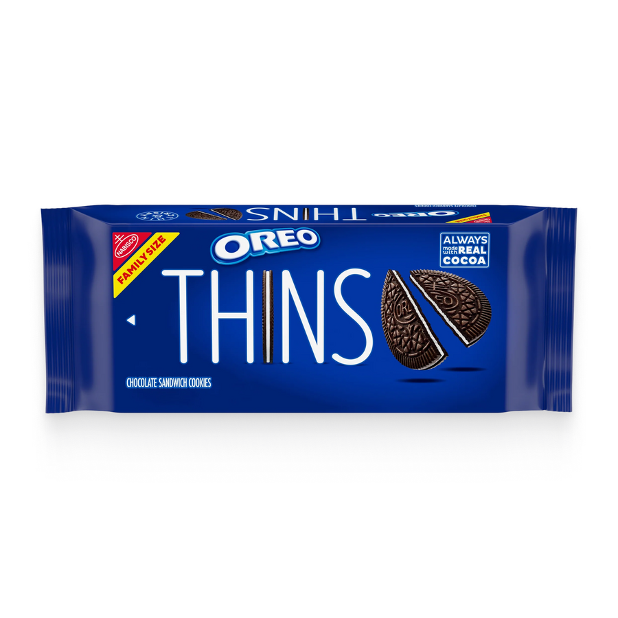Thins Chocolate Sandwich Cookies, Family Size N2