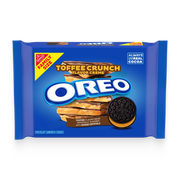 Toffee Crunch Creme With Sugar Crystals Chocolate Sandwich Cookies, Family Size, 2 Pack P2