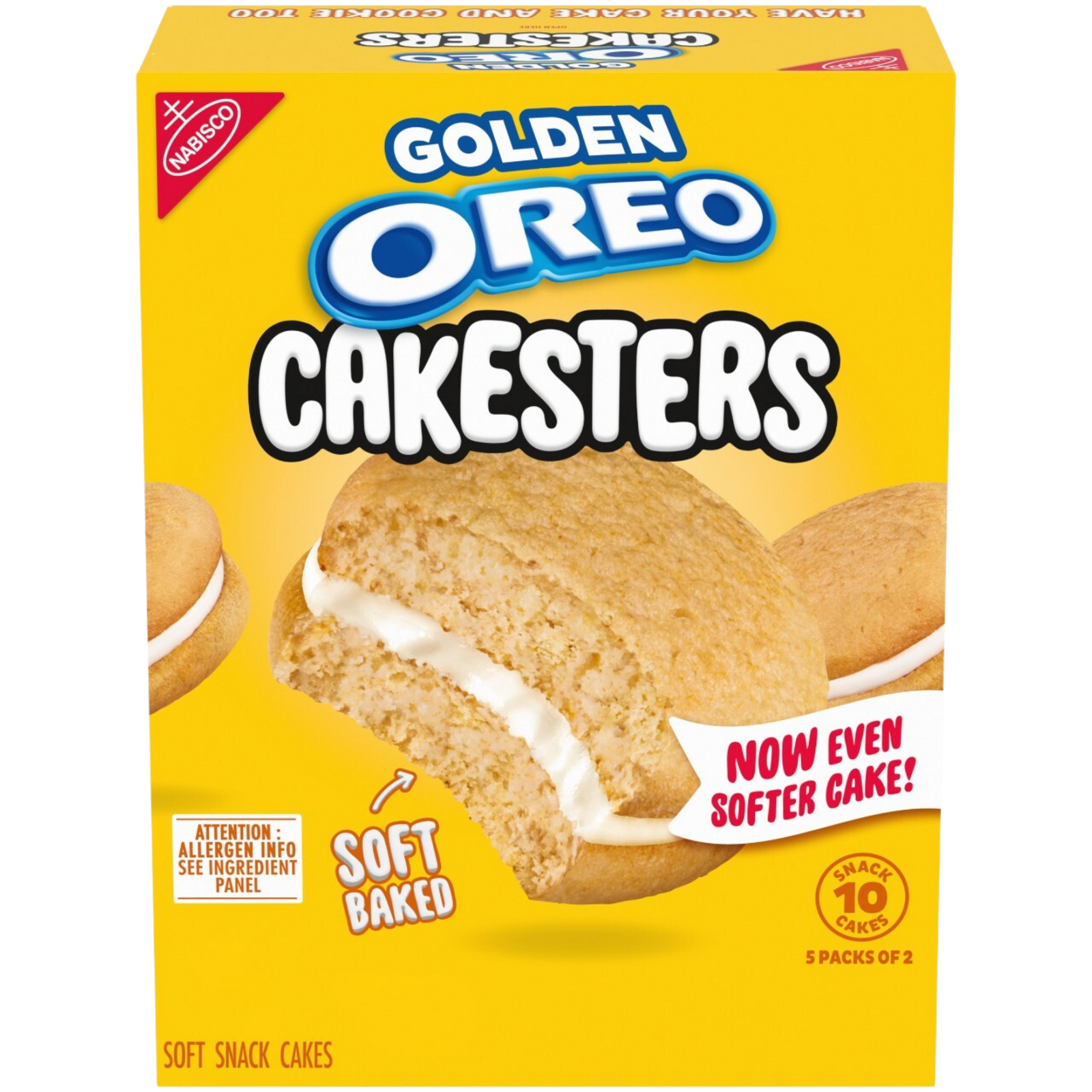 Golden Cakesters Soft Snack Cakes, Snack Packs P3